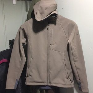 Ems fleece lined tan/taupe jacket